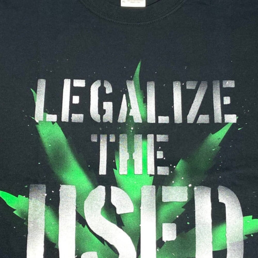 The Used "Legalize" 2014 Black NOS Adult XL T-Shirt